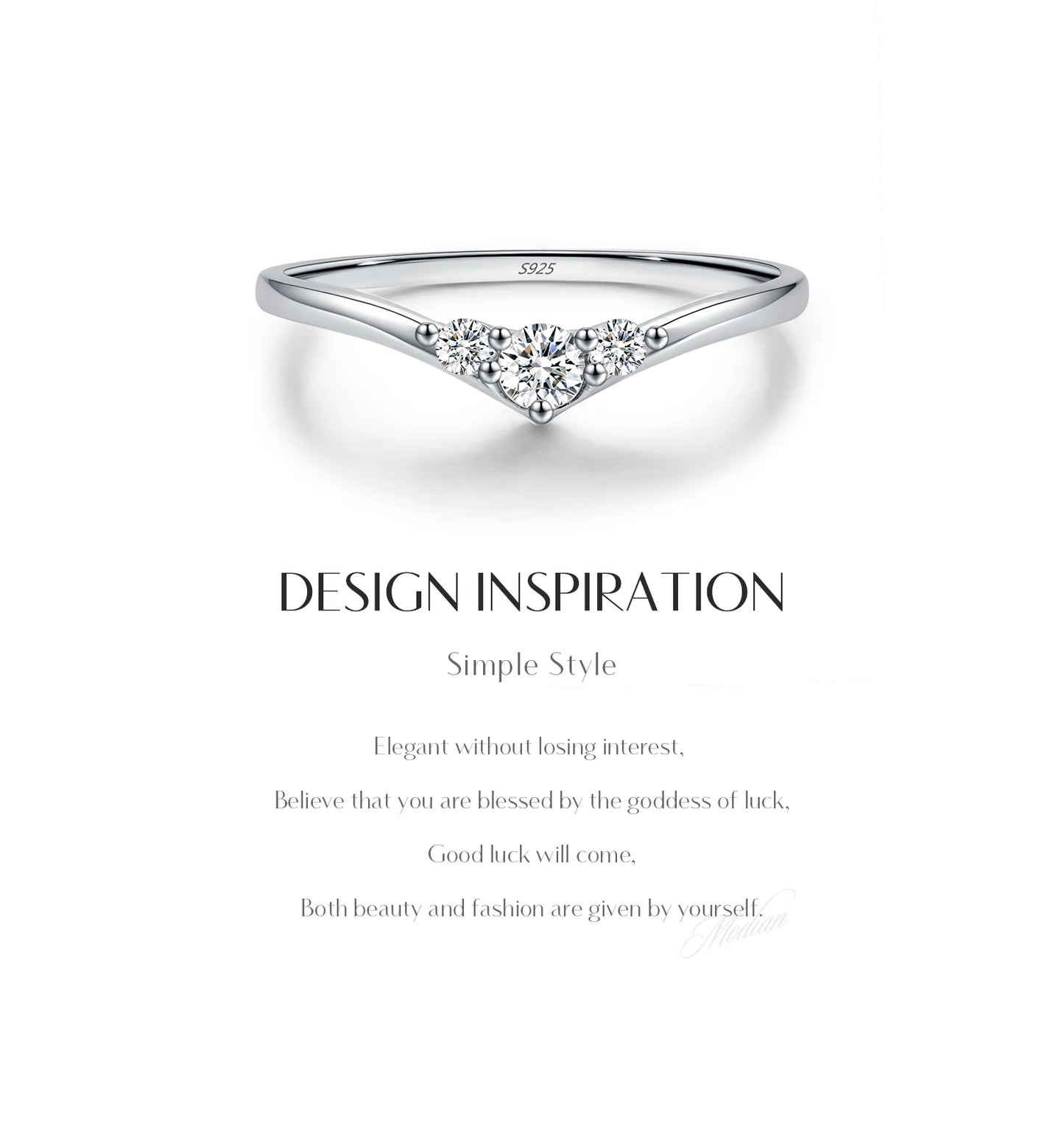 Simple Eternity Moissanite Ring