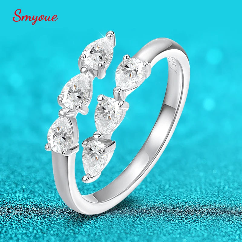 Crown Moissanite Ring