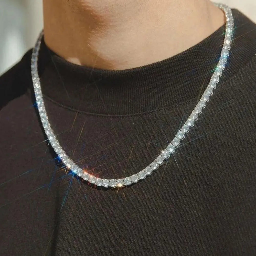 Moissanite Tennis Necklace