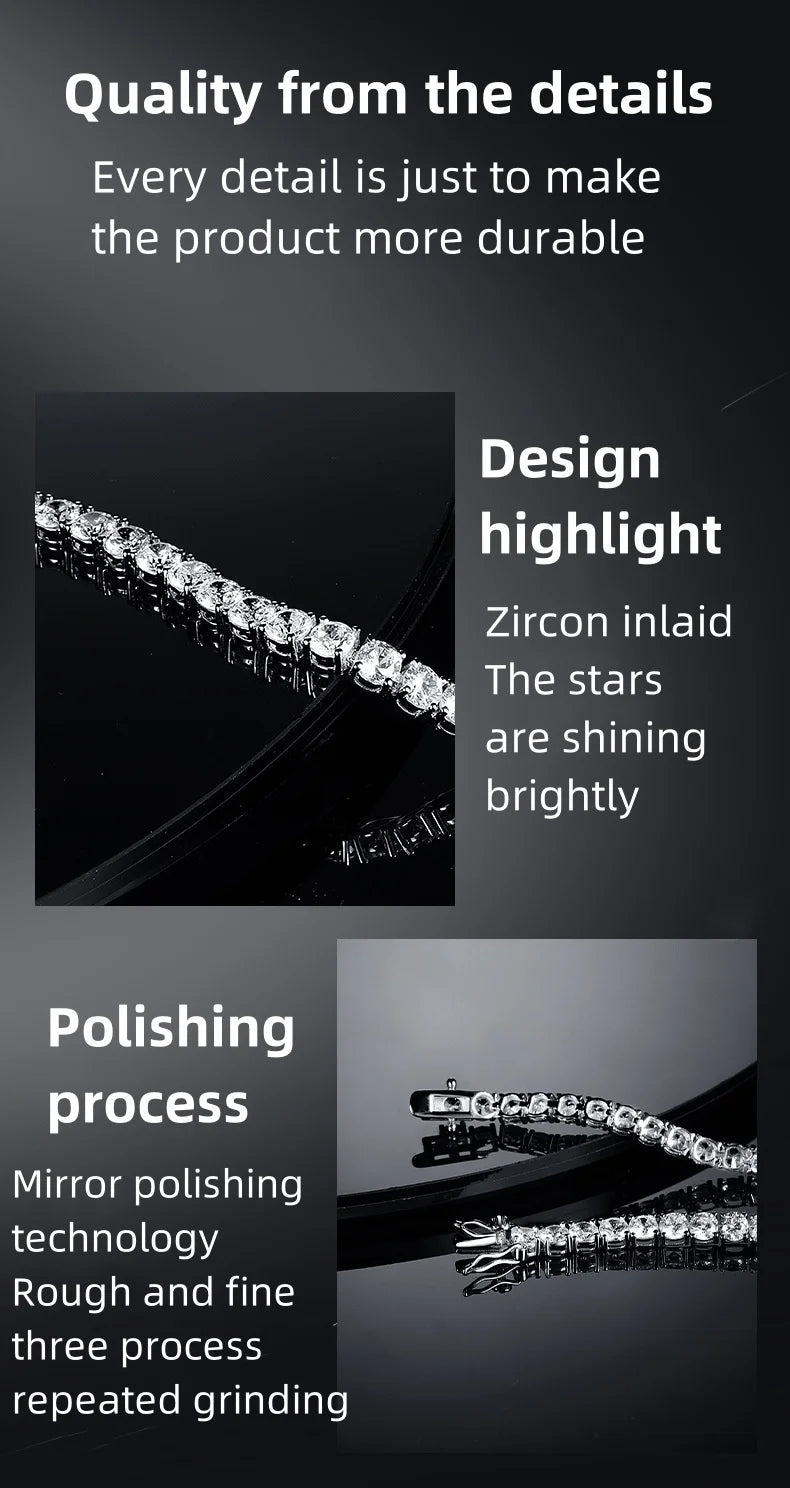 Zircon Tennis Bracelet