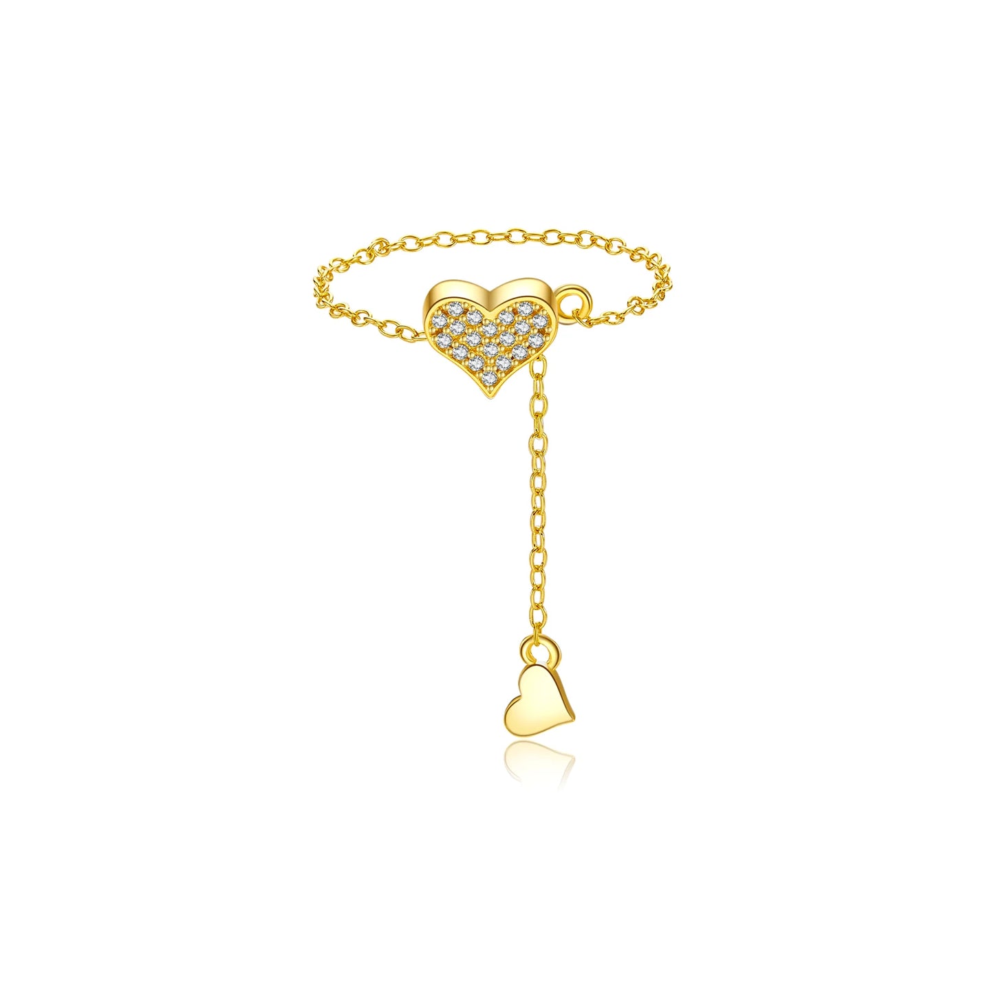 Adjustable Heart Pendant Necklace