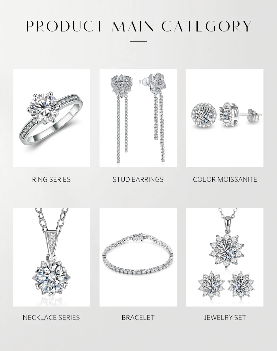 White Gold Moissanite Tennis Bracelet