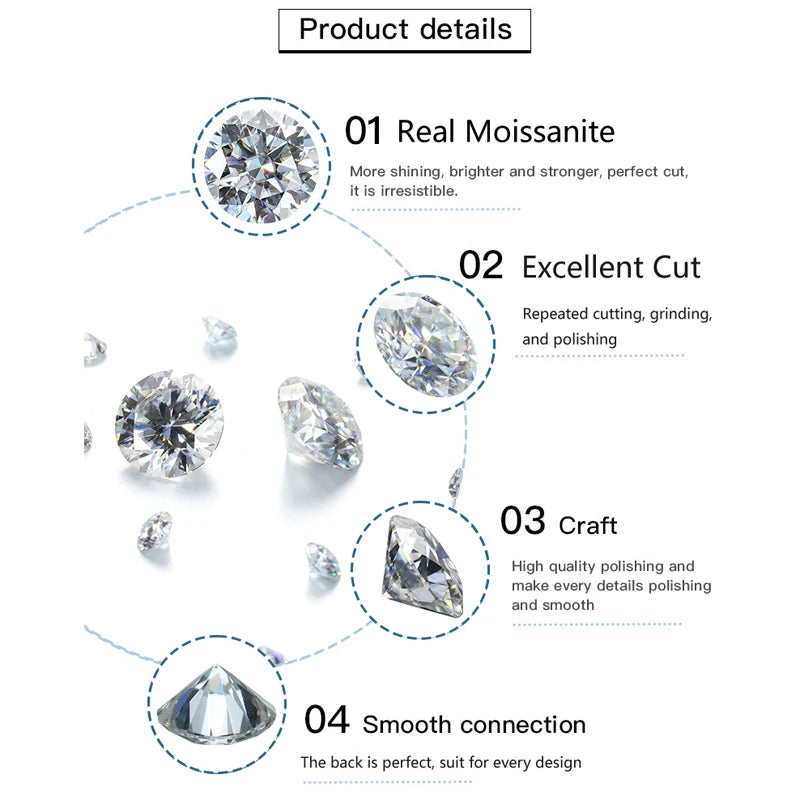 Rose Gold Moissanite Tennis Bracelet