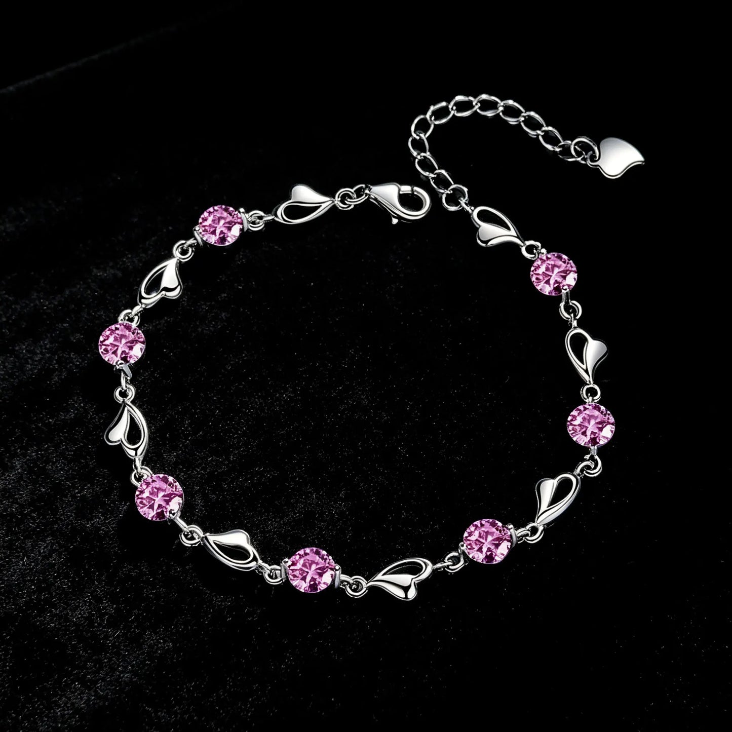 Heart Charm Bracelet