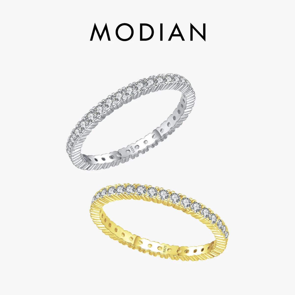 Zircon Wedding Band Ring