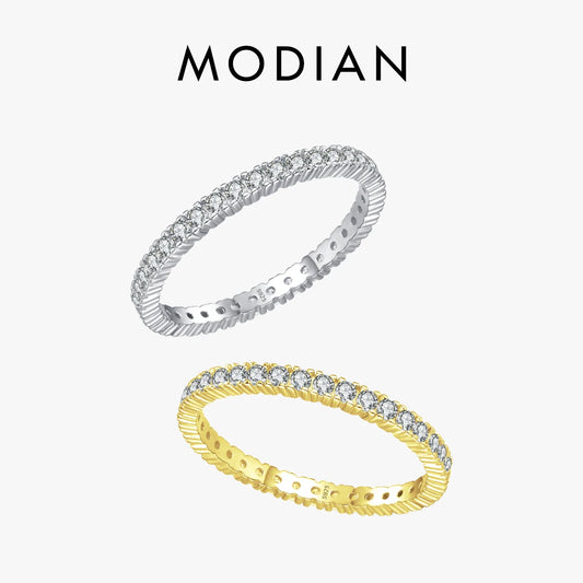 Zircon Wedding Band Ring