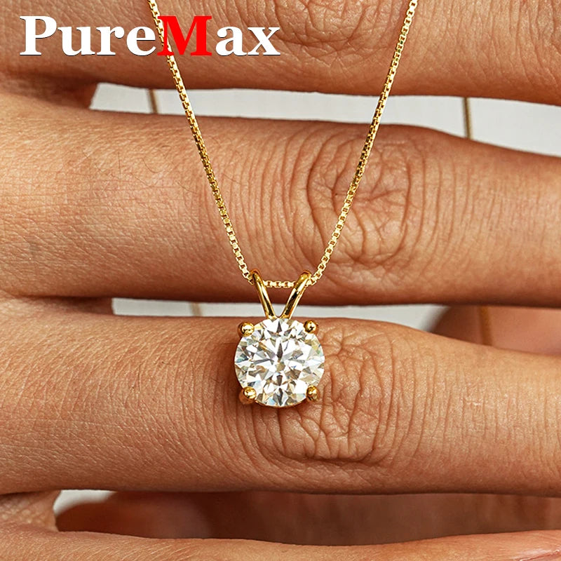Moissanite Pendant Necklace