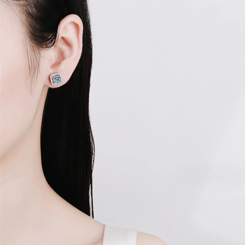 Moissanite Stud Earrings