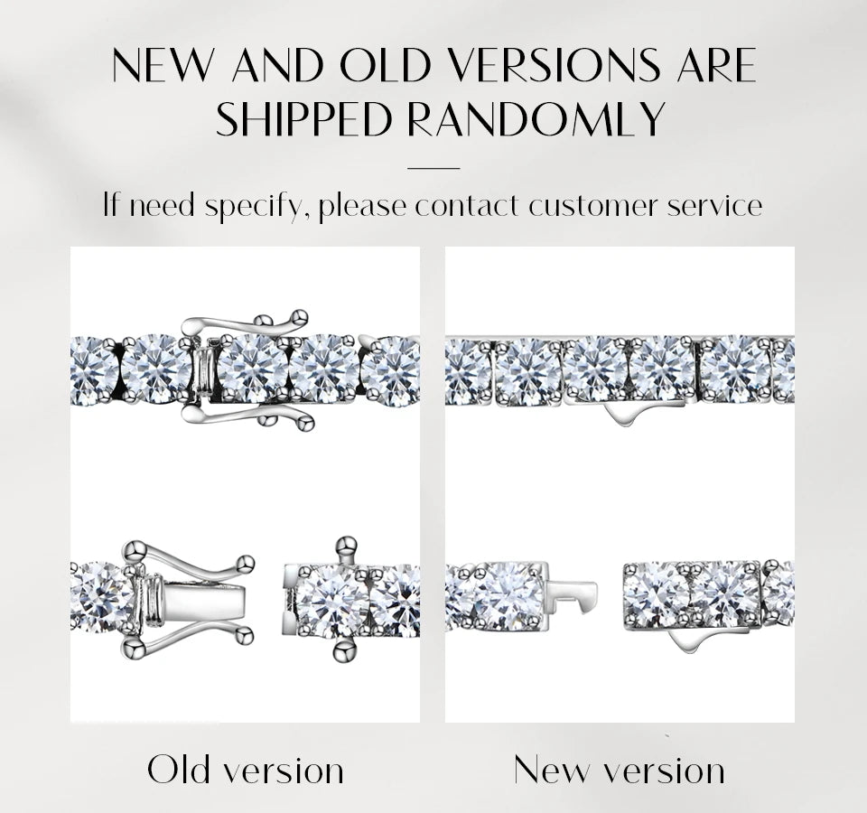 White Gold Moissanite Tennis Bracelet