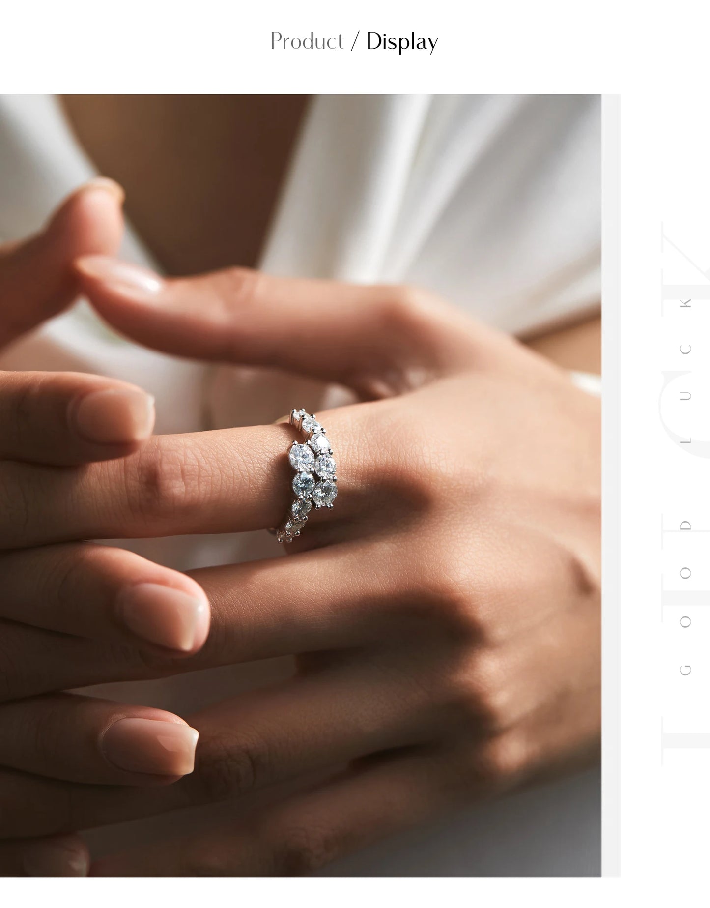 Round CZ Eternity Band Ring