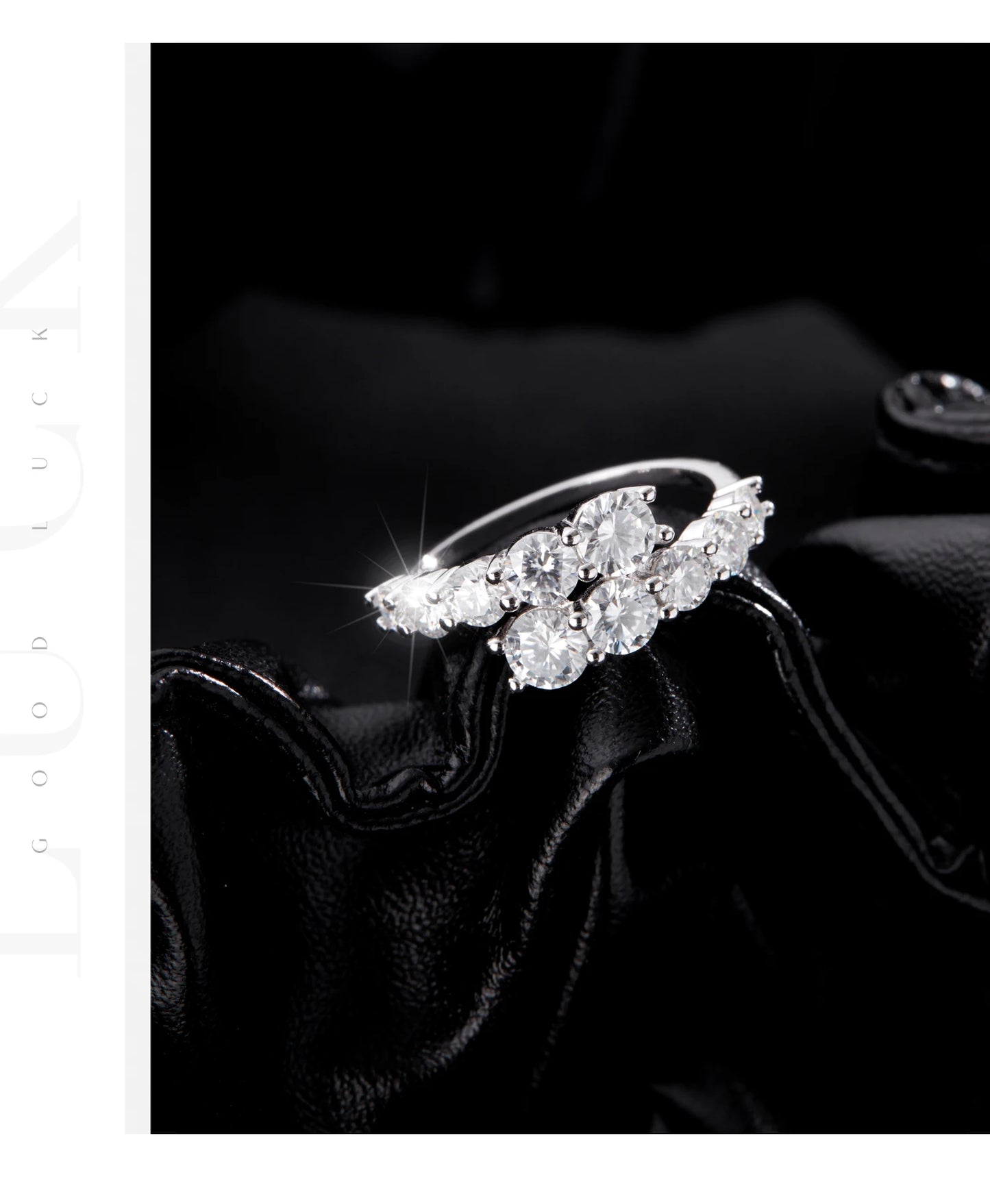 Round CZ Eternity Band Ring