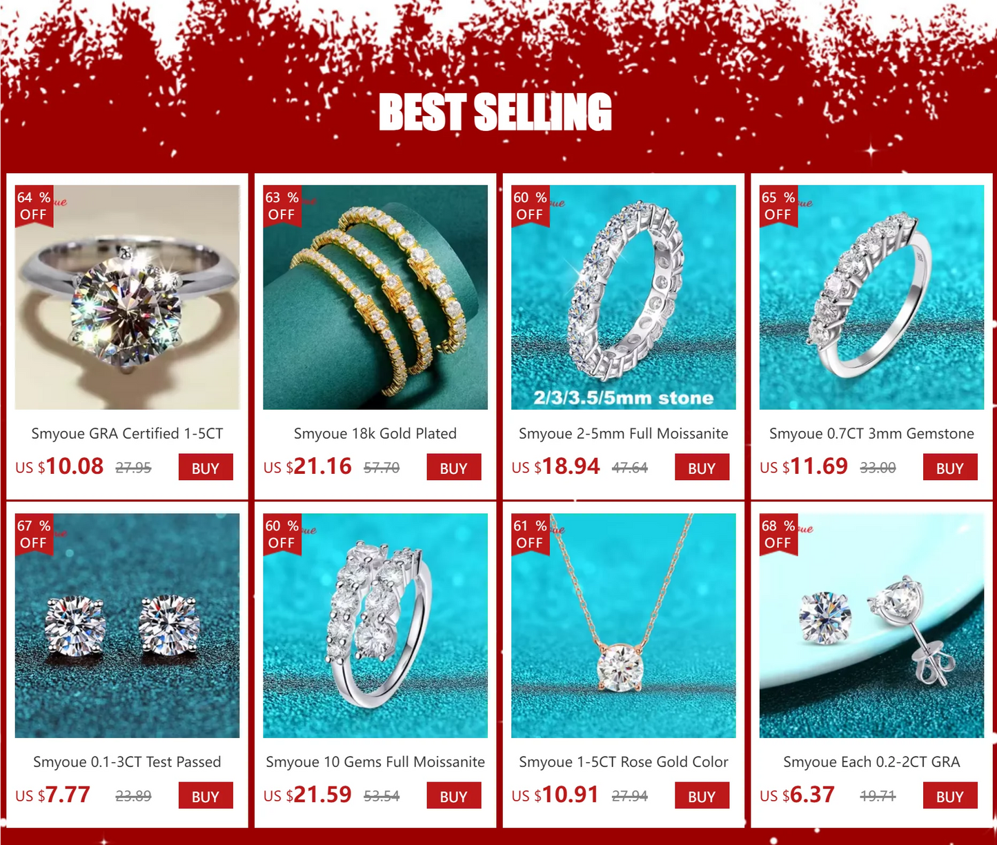 Moissanite Solitaire Ring