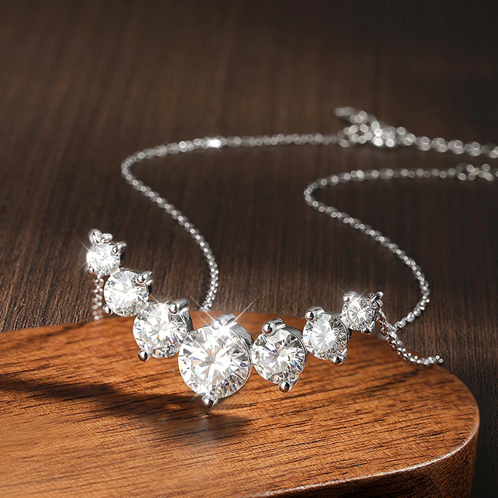 Moissanite Pendant Necklace