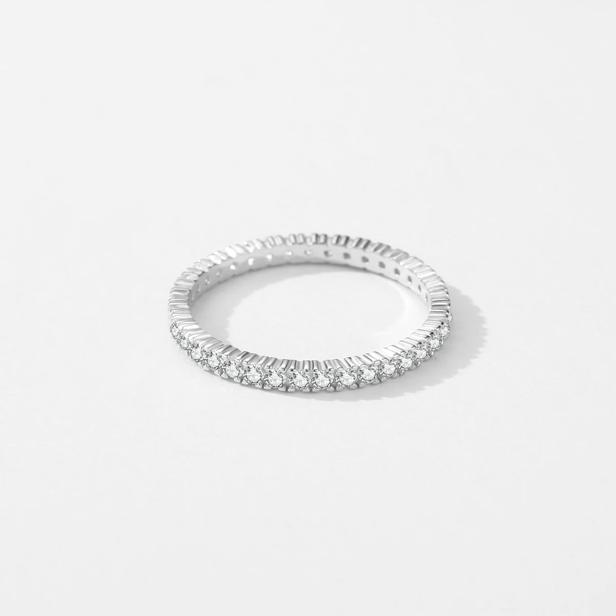 Zircon Wedding Band Ring