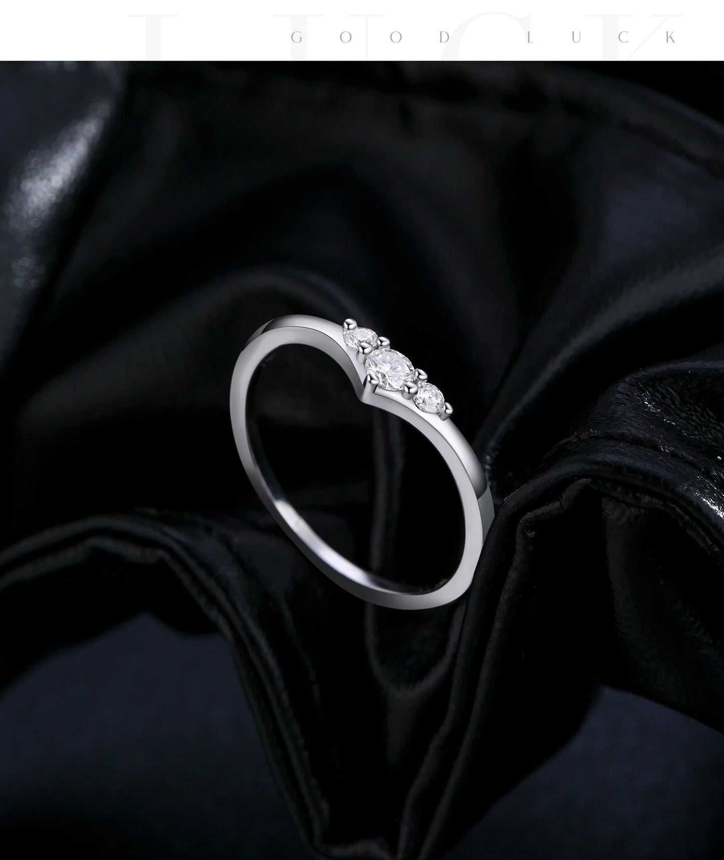 Simple Eternity Moissanite Ring
