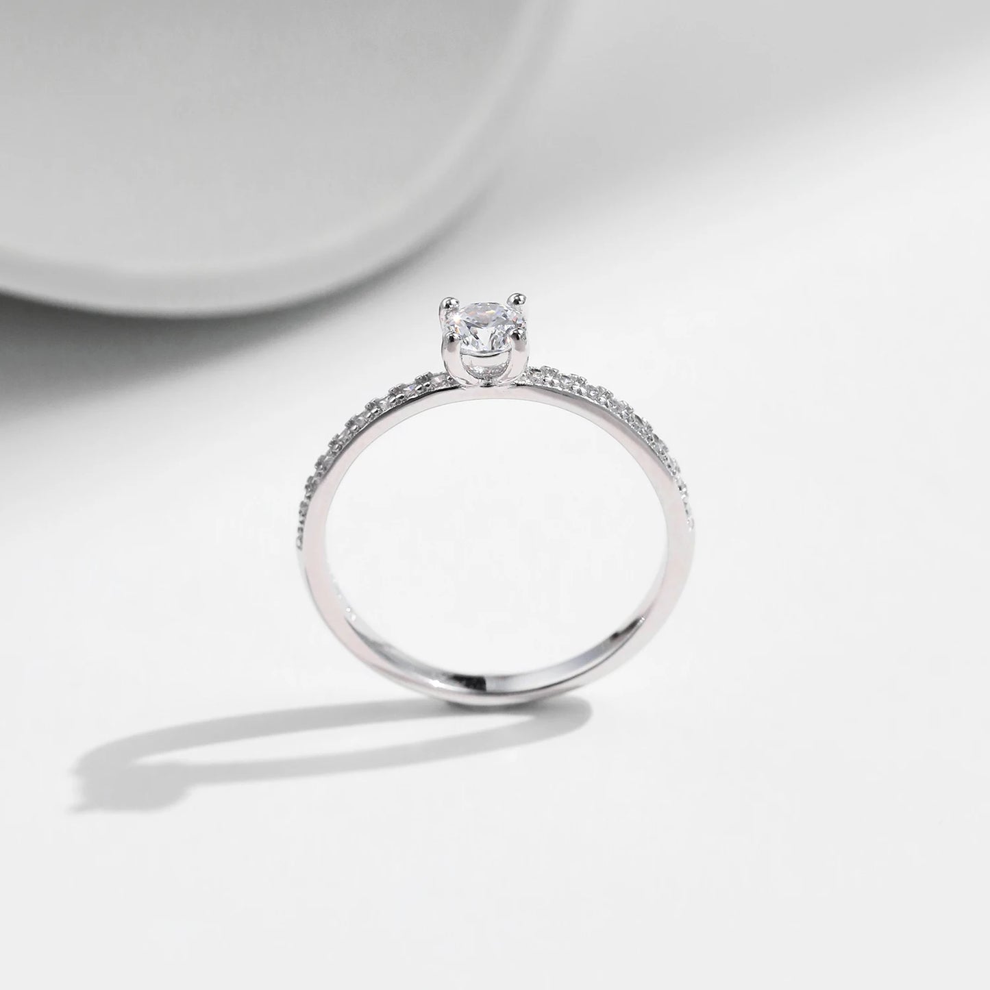 Square Moissanite Ring