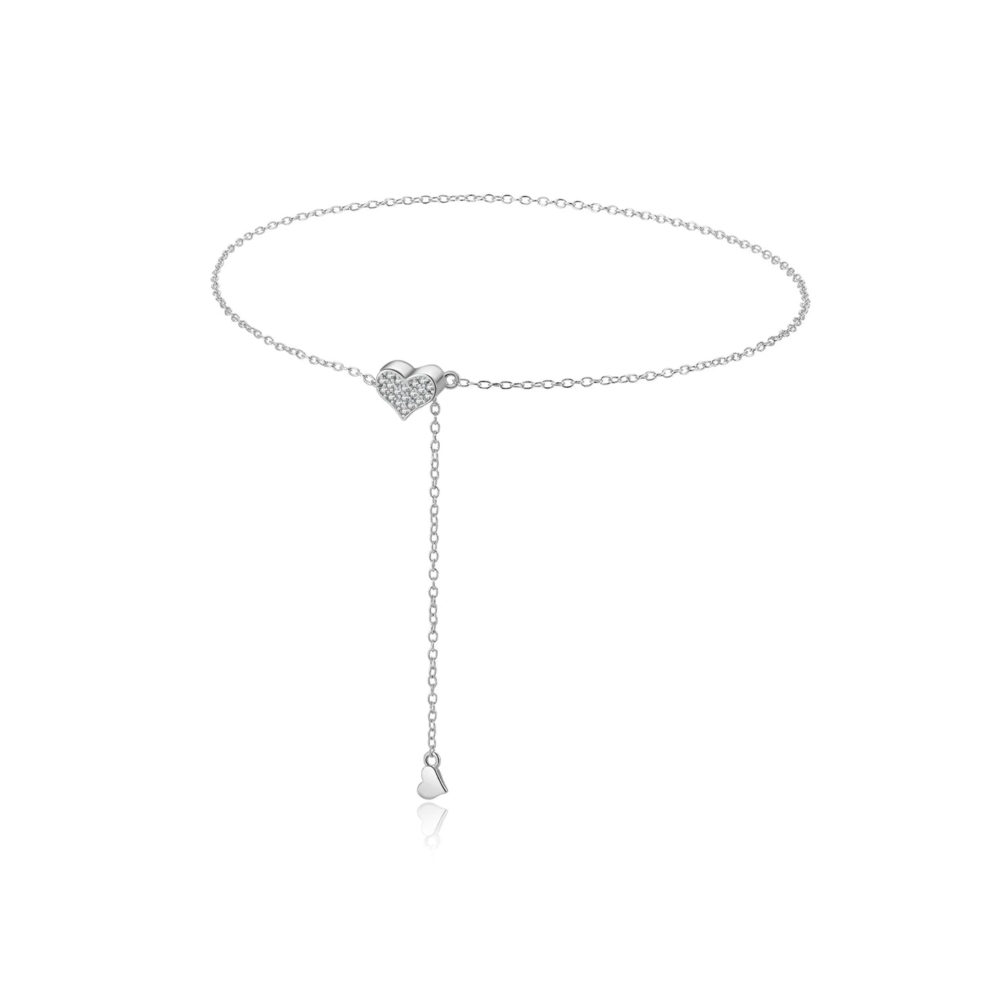 Adjustable Heart Pendant Necklace