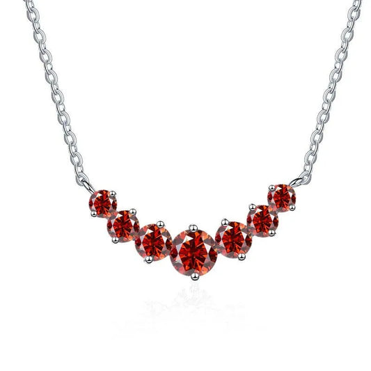 Moissanite Pendant Necklace, 2.8CT