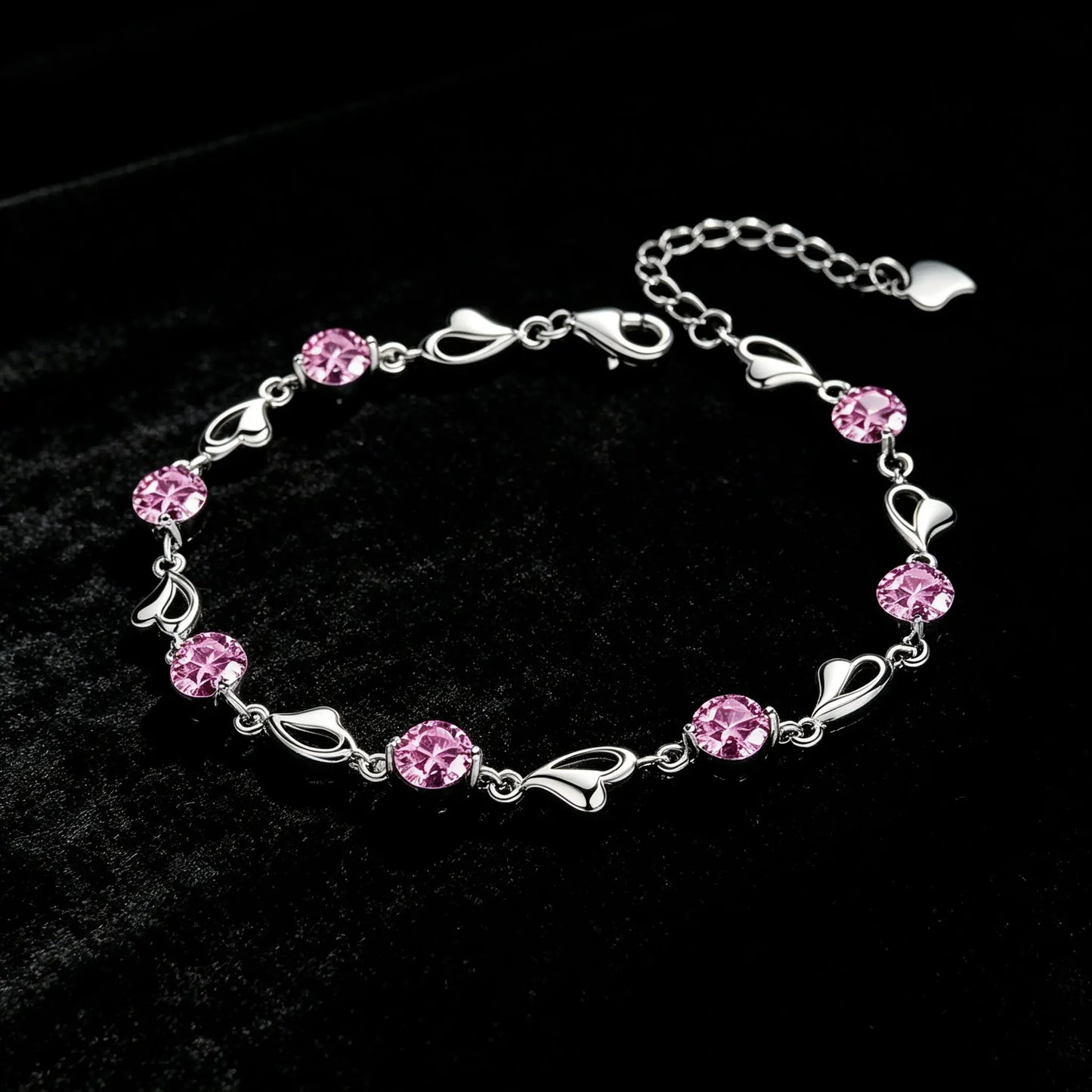 Heart Charm Bracelet