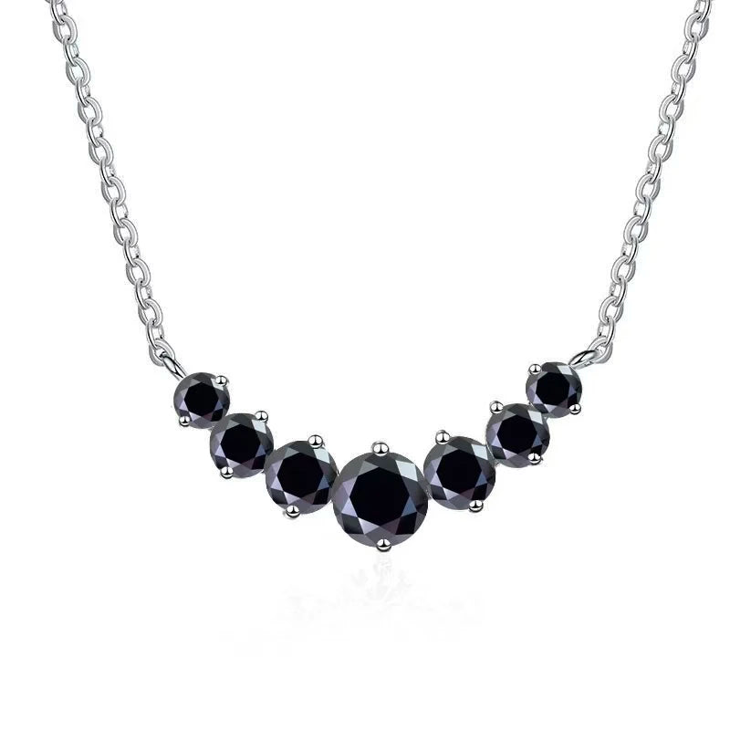 Moissanite Pendant Necklace, 2.8CT