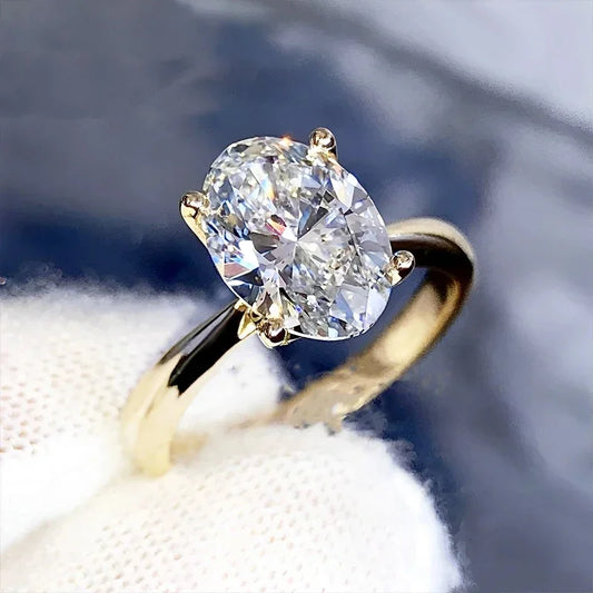 Radiant Cut Moissanite Ring