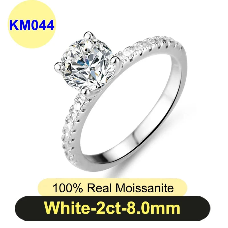 Radiant Cut Moissanite Ring