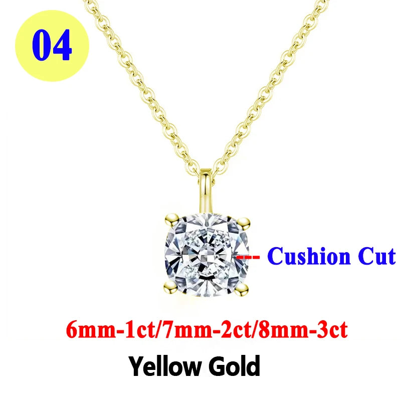 Moissanite Pendant Necklace
