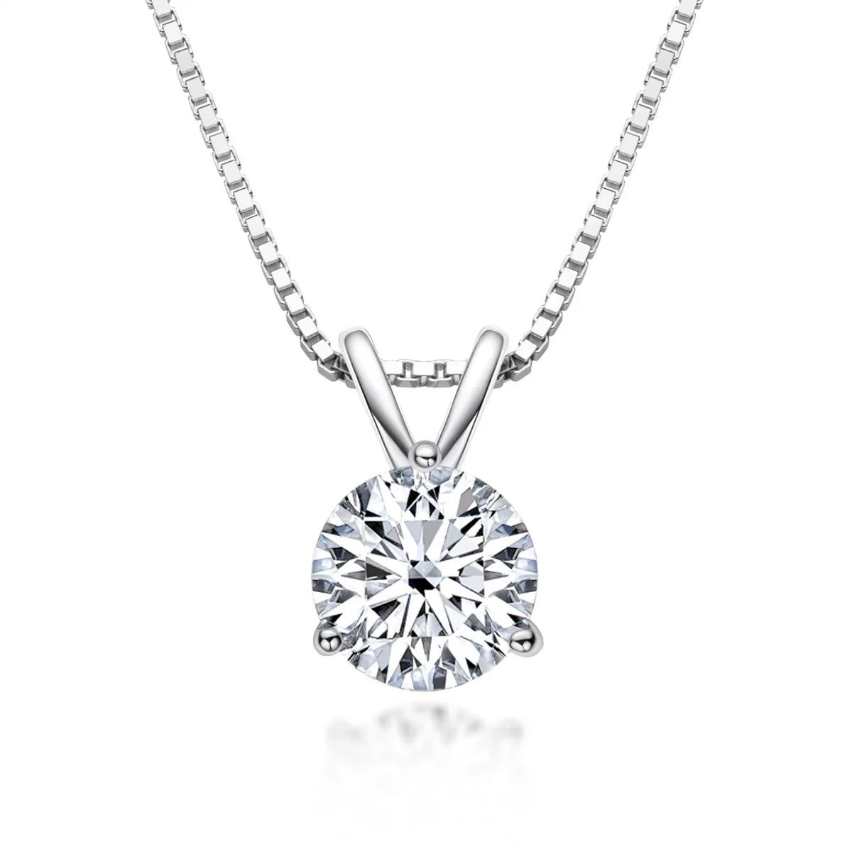 Moissanite Pendant Necklace