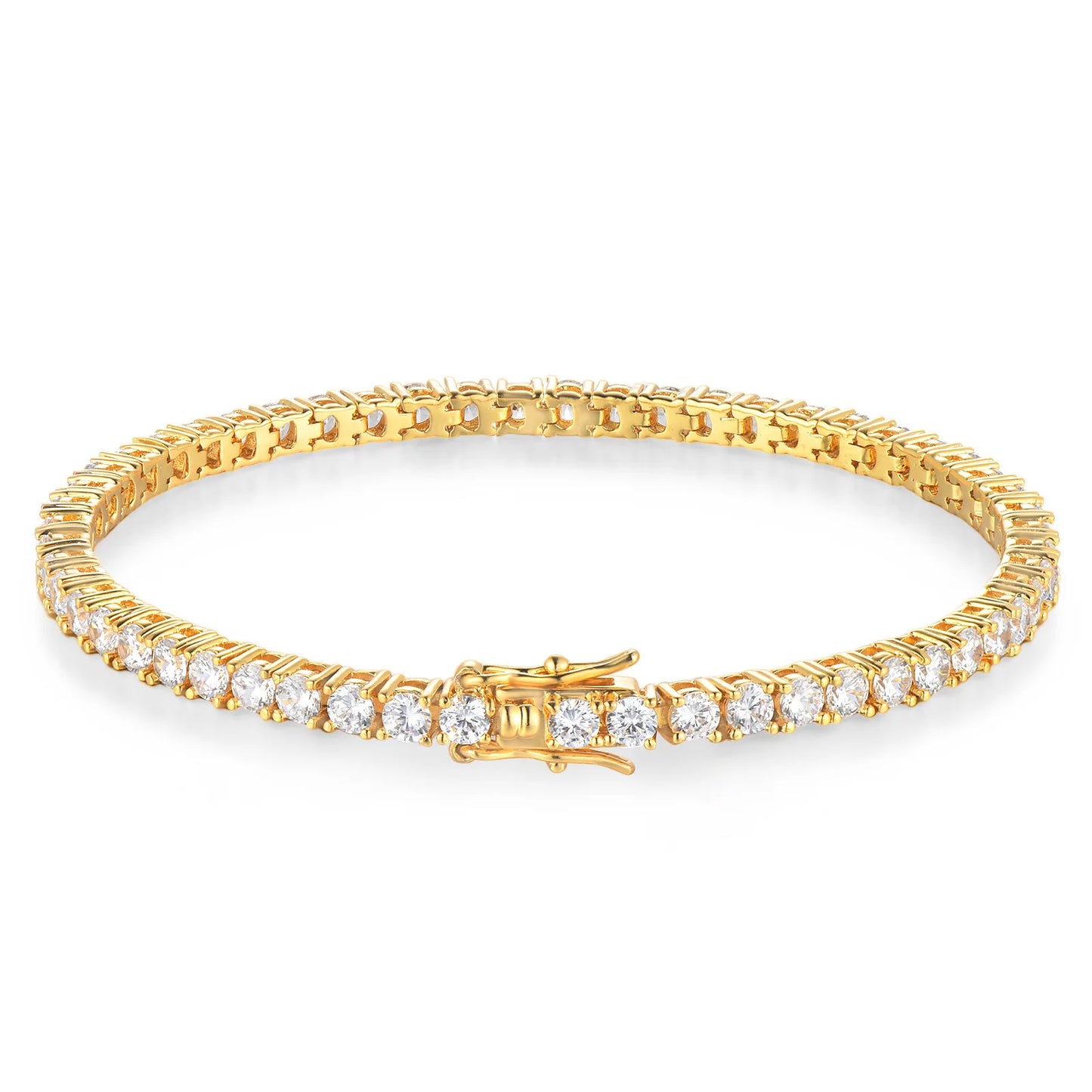 Factory Price D VVS1 Moissanite Tennis Bracelet 925 Sterling Silver Single Row Classics with GRA Bracelets for Women Man Jewelry