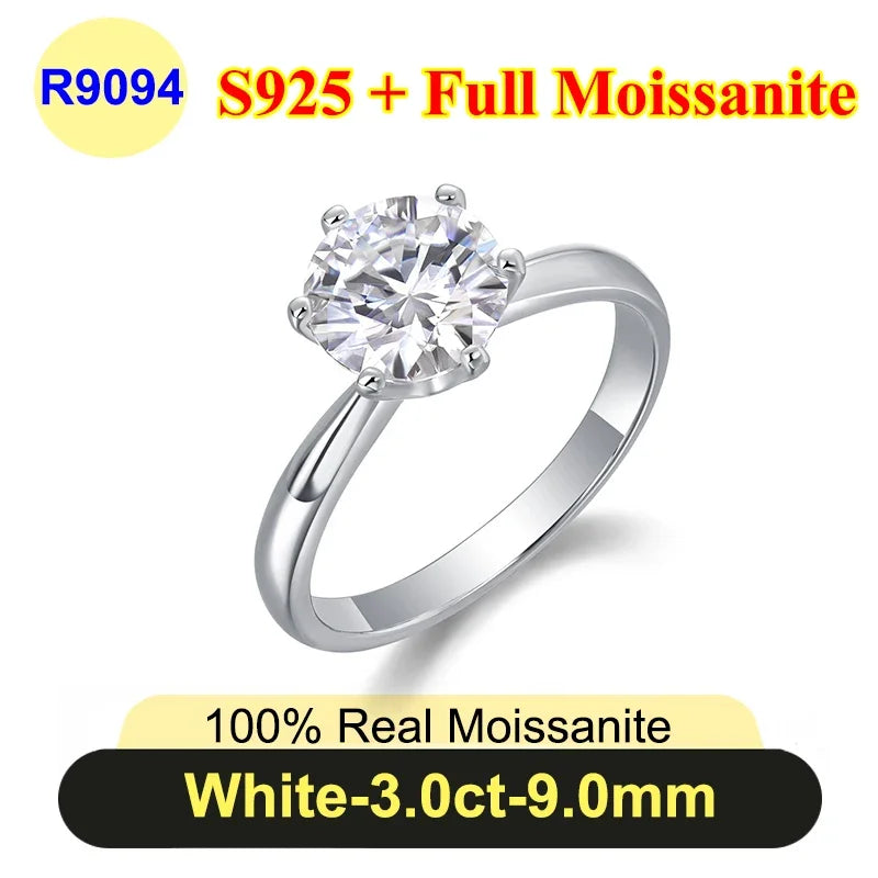Radiant Cut Moissanite Ring