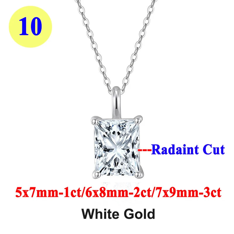 Moissanite Pendant Necklace