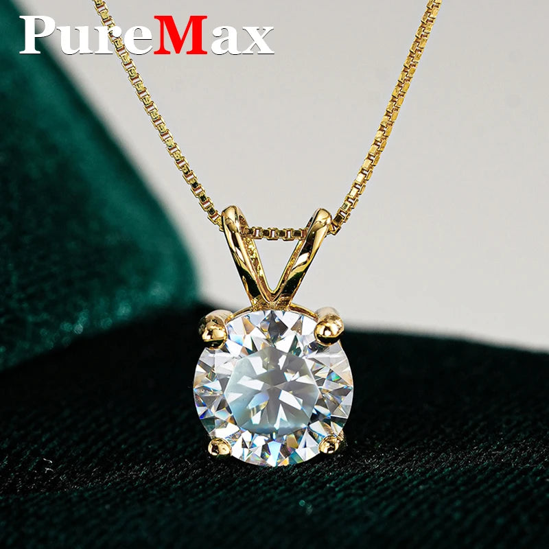 Moissanite Pendant Necklace
