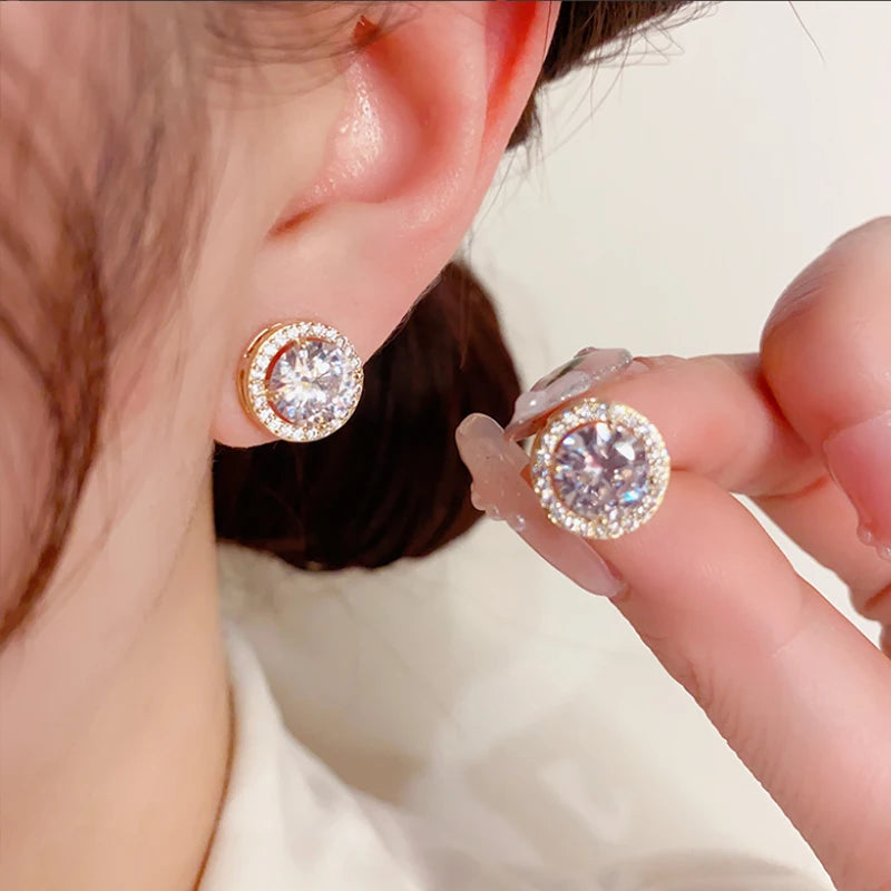 Moissanite Stud Earrings