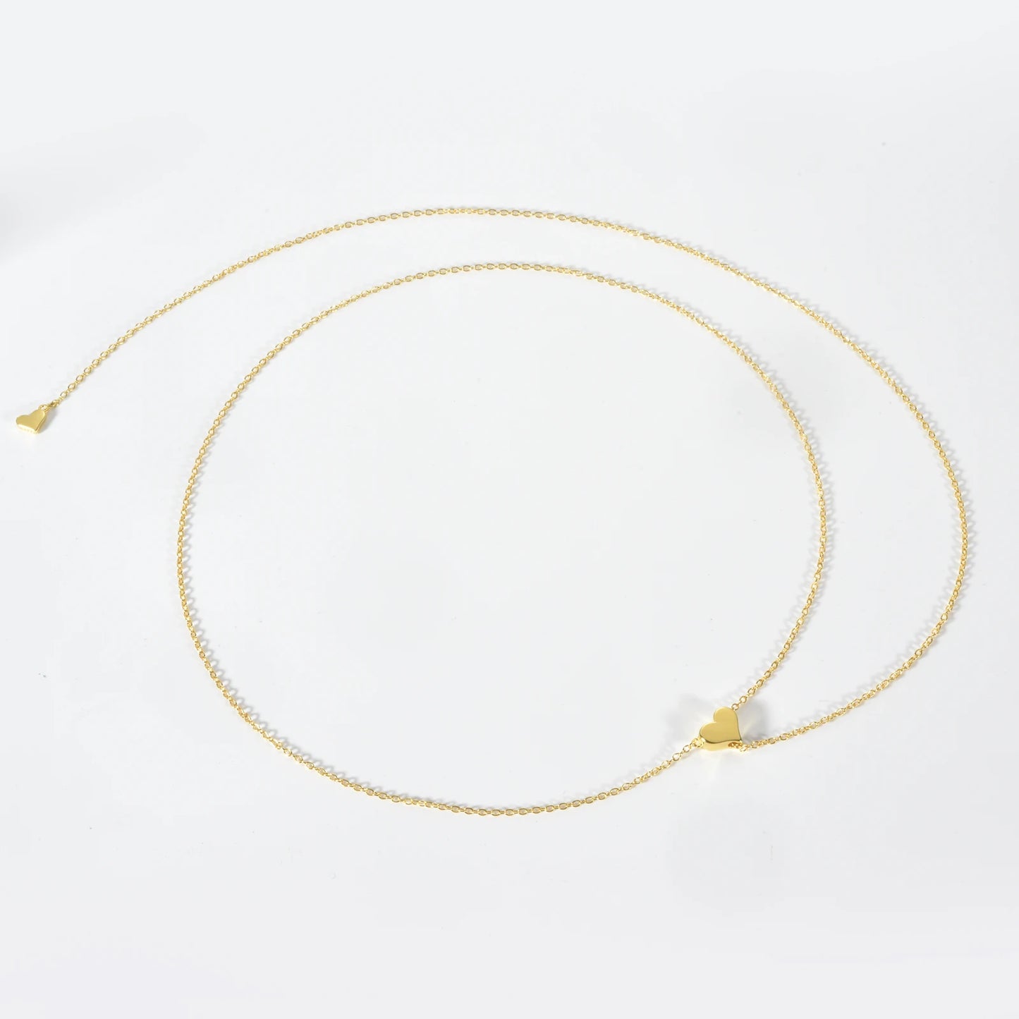 Adjustable Heart Pendant Necklace