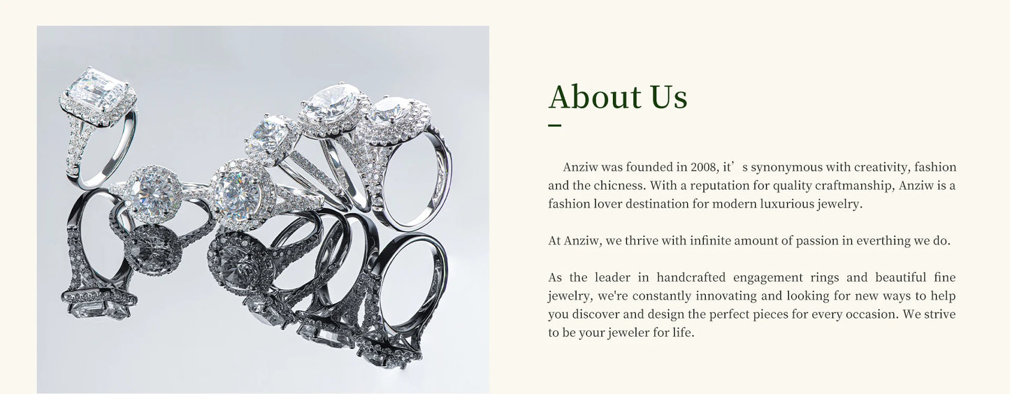 Classic Moissanite Promise Ring