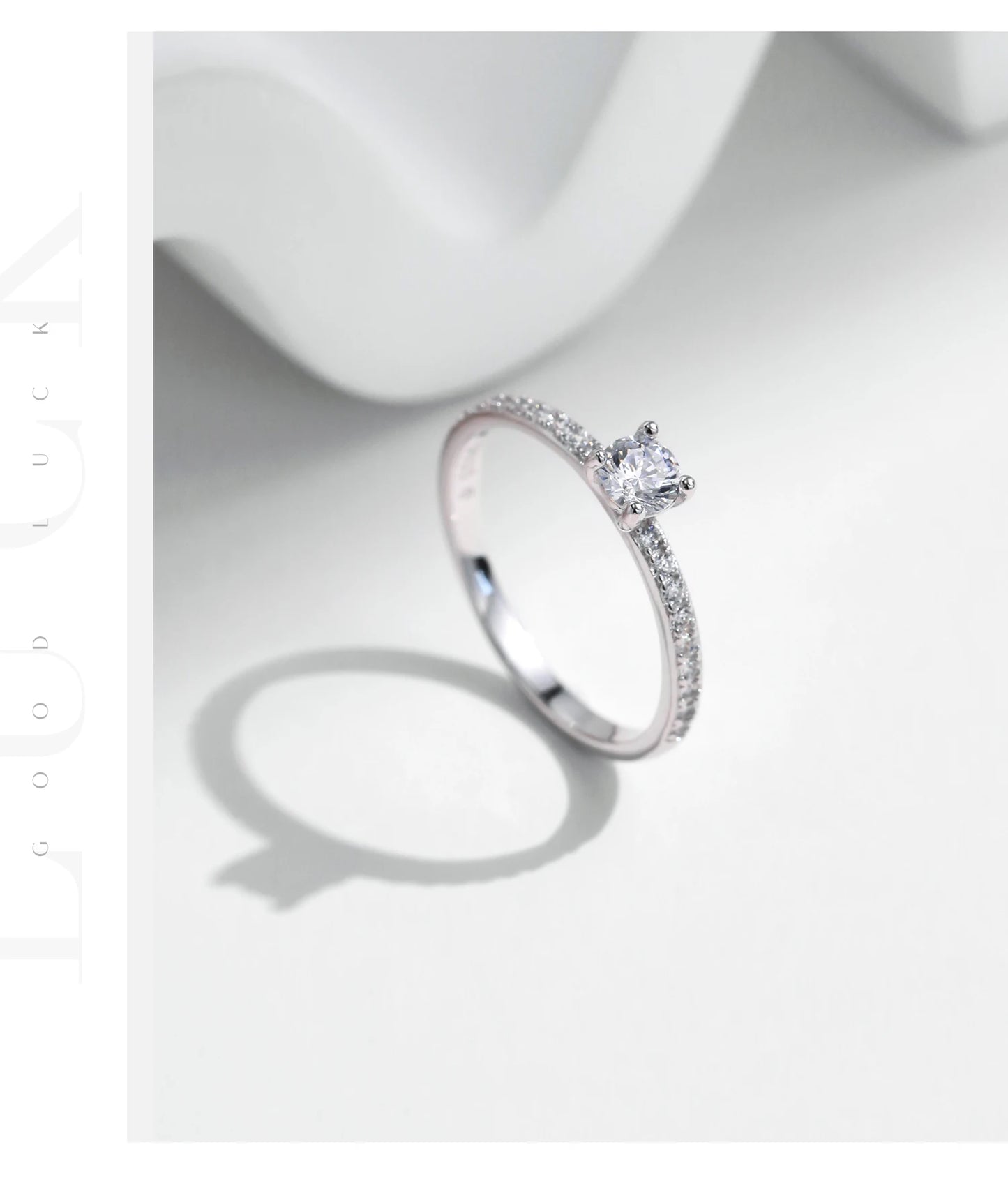Square Moissanite Ring