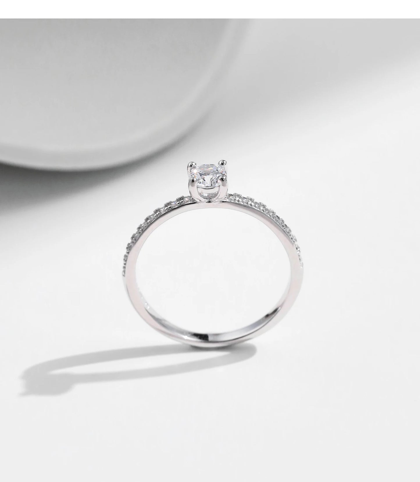 Square Moissanite Ring