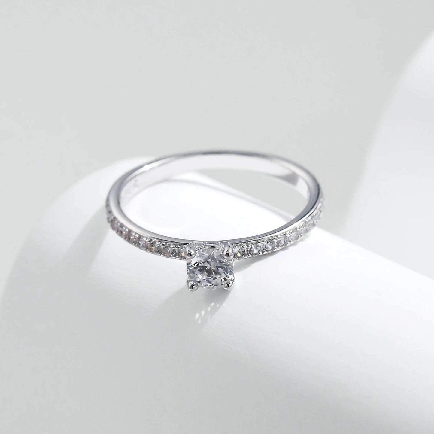 Square Moissanite Ring