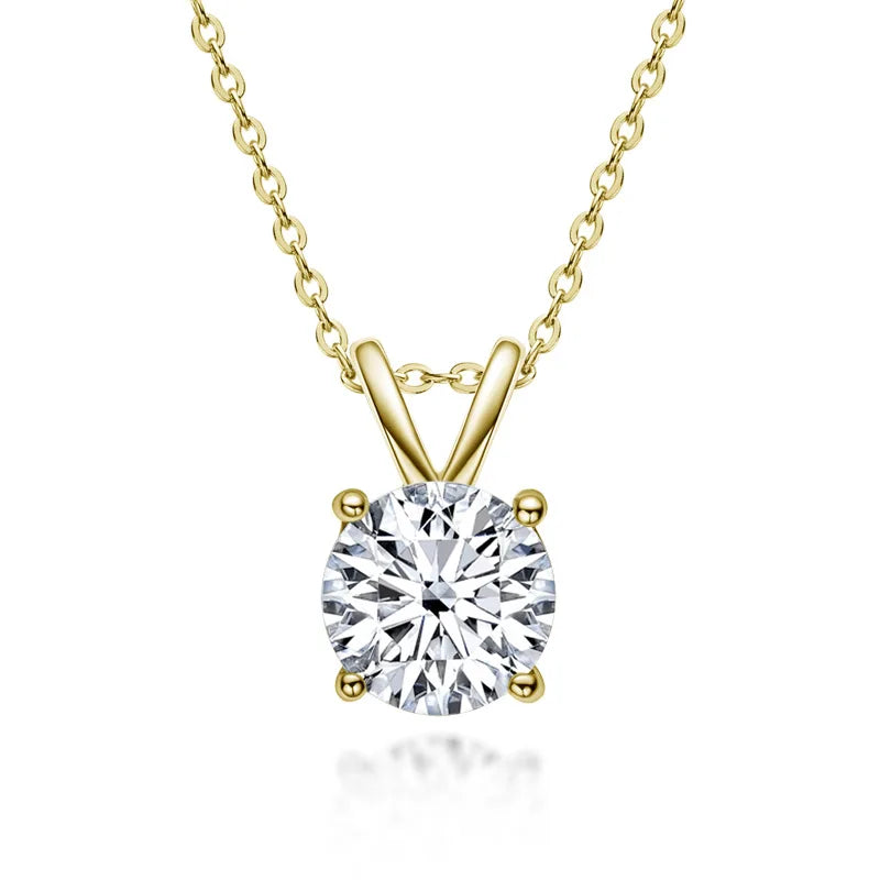 Moissanite Pendant Necklace