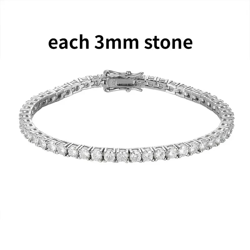 Moissanite Tennis Bracelet