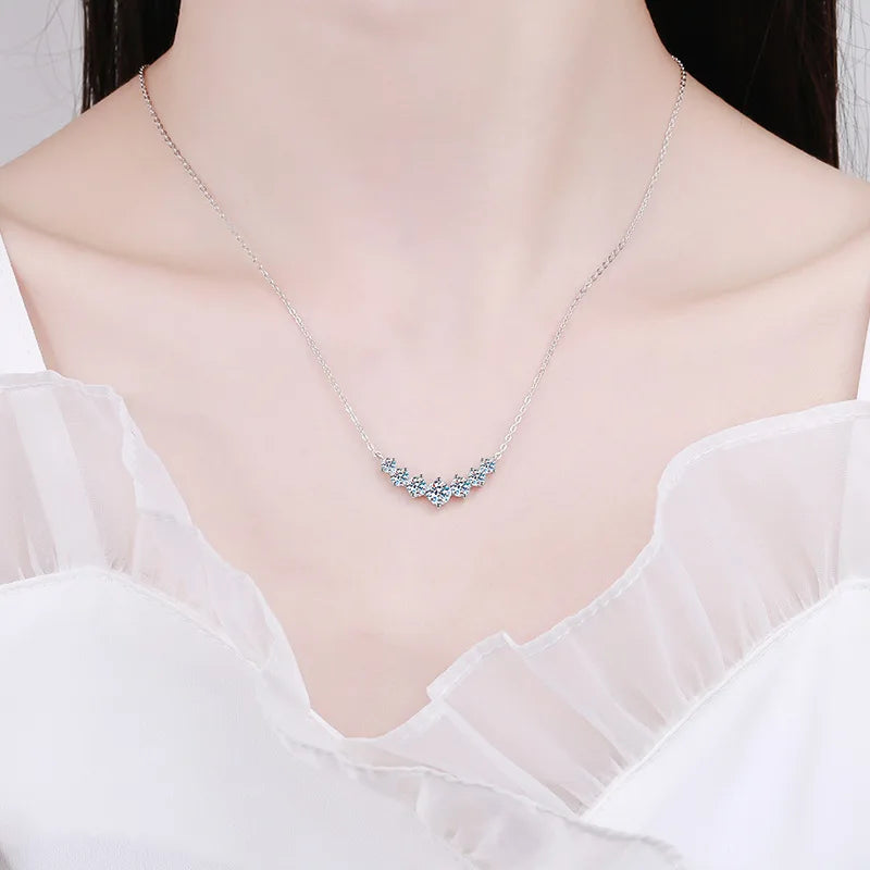 Moissanite Pendant Necklace