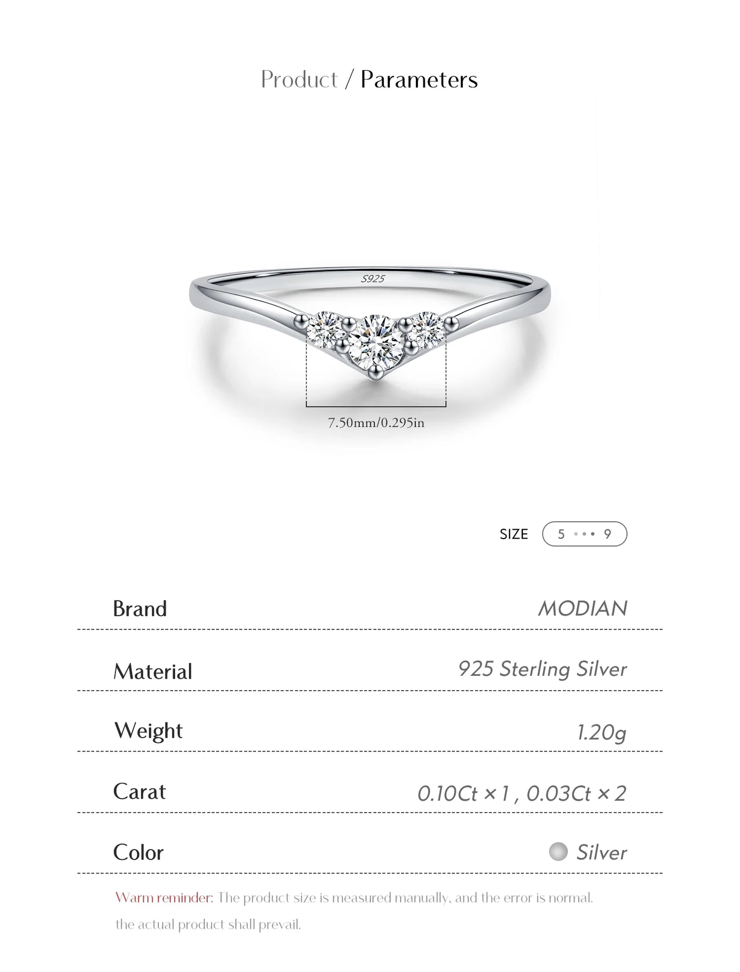 Simple Eternity Moissanite Ring