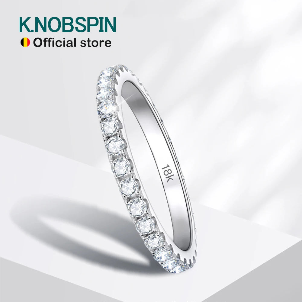 Moissanite Eternity Band Ring