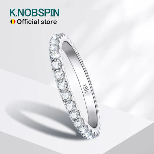 Moissanite Eternity Band Ring