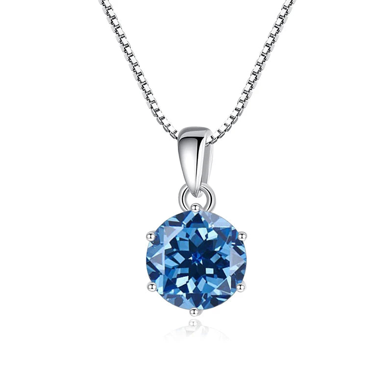 Moissanite Pendant Necklace, 1CT
