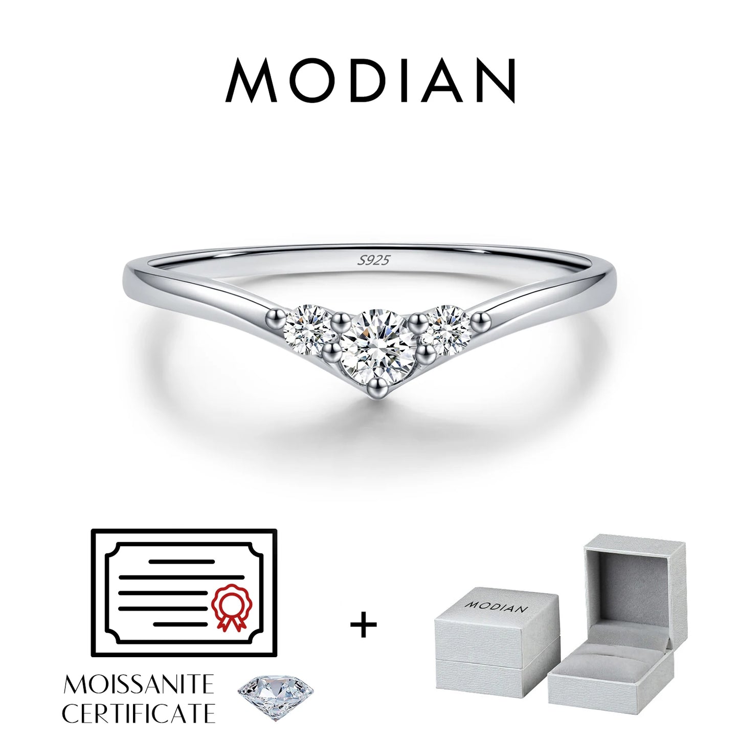 Simple Eternity Moissanite Ring