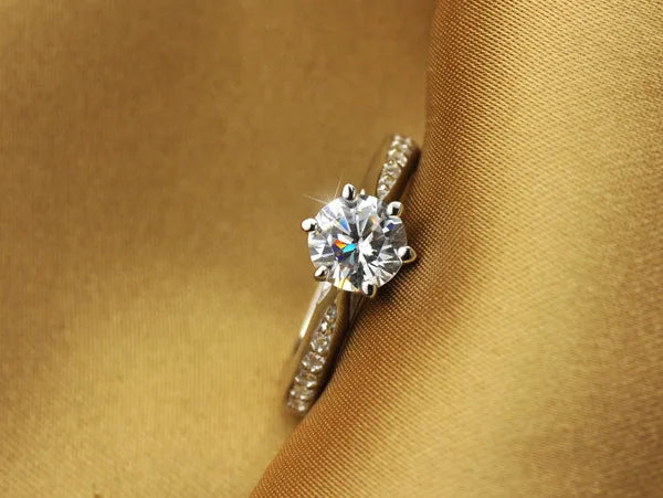 Classic Six-Claw Moissanite Ring