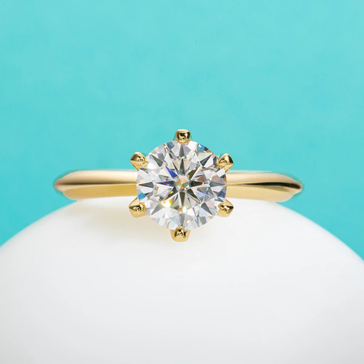 Moissanite Engagement Ring