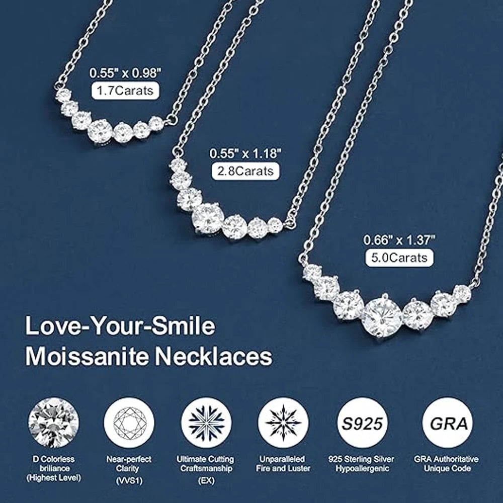 Moissanite Pendant Necklace