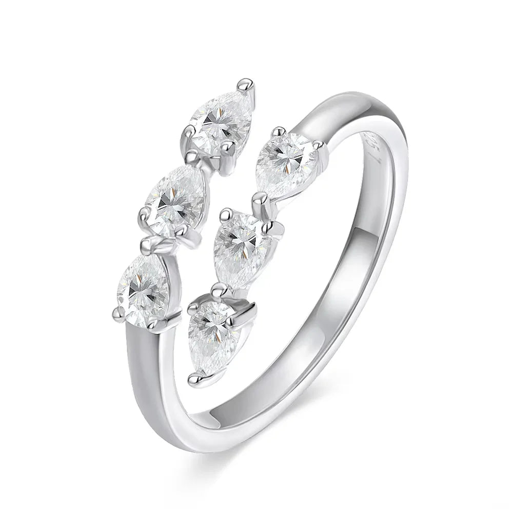 Crown Moissanite Ring